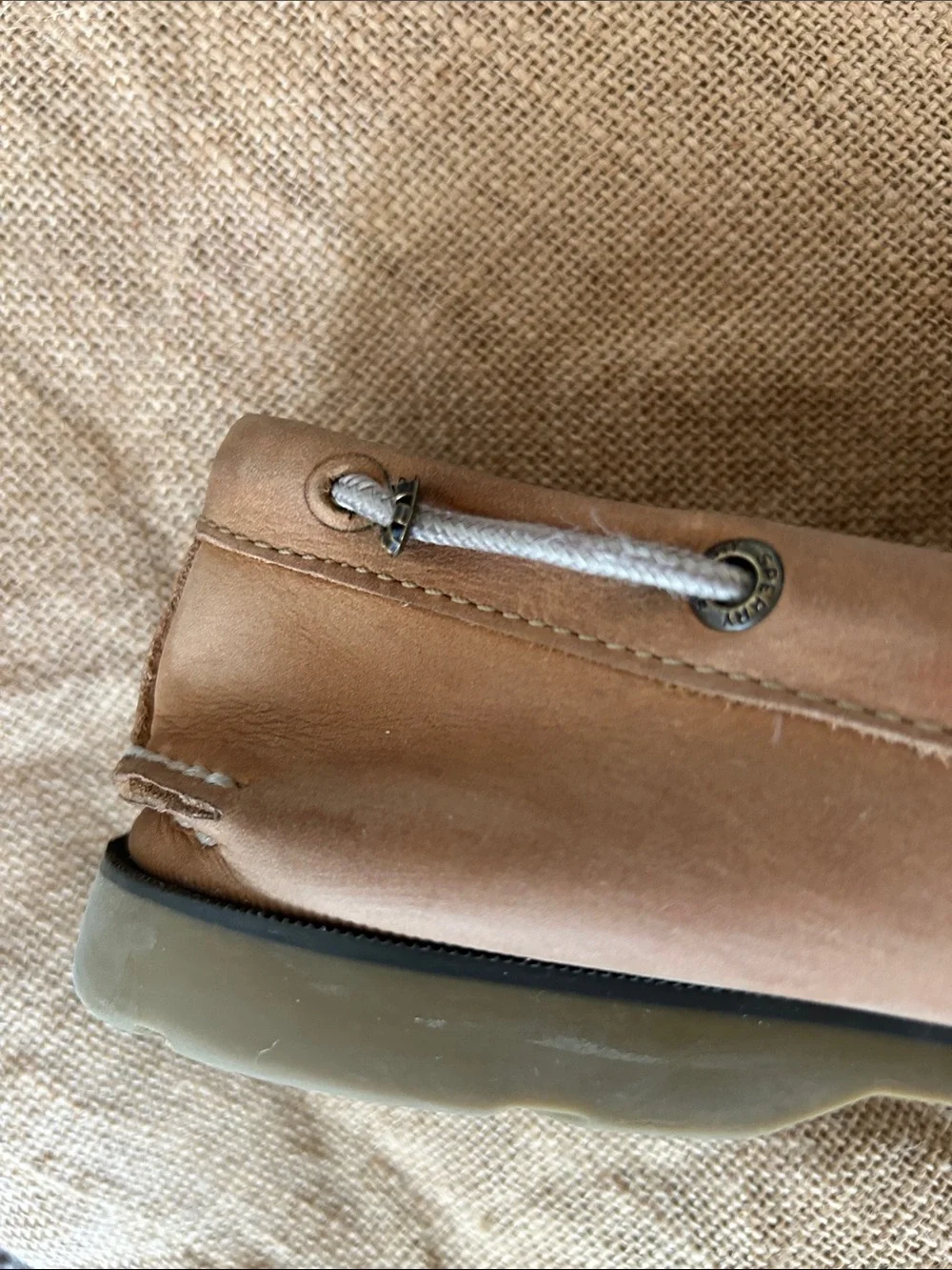 Men’s Sperry Topsider Boat Shoes in Light Brown Classic- Men’s Moccasin. Sz 10.5